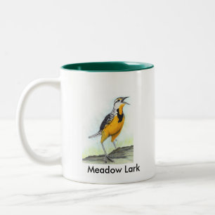De Café Em Dois Tons A cotovia 2 do prado tomou partido caneca do