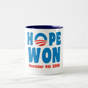 De Café Em Dois Tons A esperança ganhou a caneca