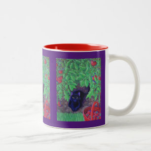 De Café Em Dois Tons À espreita na caneca Tomates