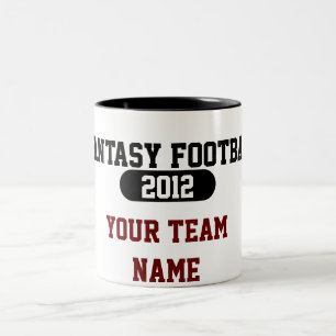 De Café Em Dois Tons A fantasia ostenta - seu nome da equipe - a caneca