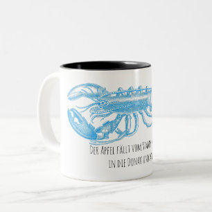 De Café Em Dois Tons A Maçã / Caneca alemã