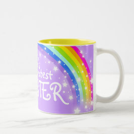 De Café Em Dois Tons A maior caneca violeta do arco-íris SISTER do mund