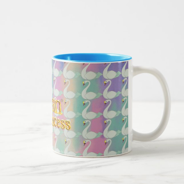 De Café Em Dois Tons A princesa da cisne - caneca da cisne da ODETTE (Direita)