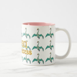 De Café Em Dois Tons A princesa da cisne - caneca da cisne da ODETTE