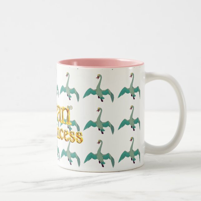 De Café Em Dois Tons A princesa da cisne - caneca da cisne da ODETTE (Direita)