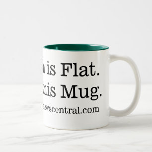 De Café Em Dois Tons A terra é lisa. Apenas como esta caneca