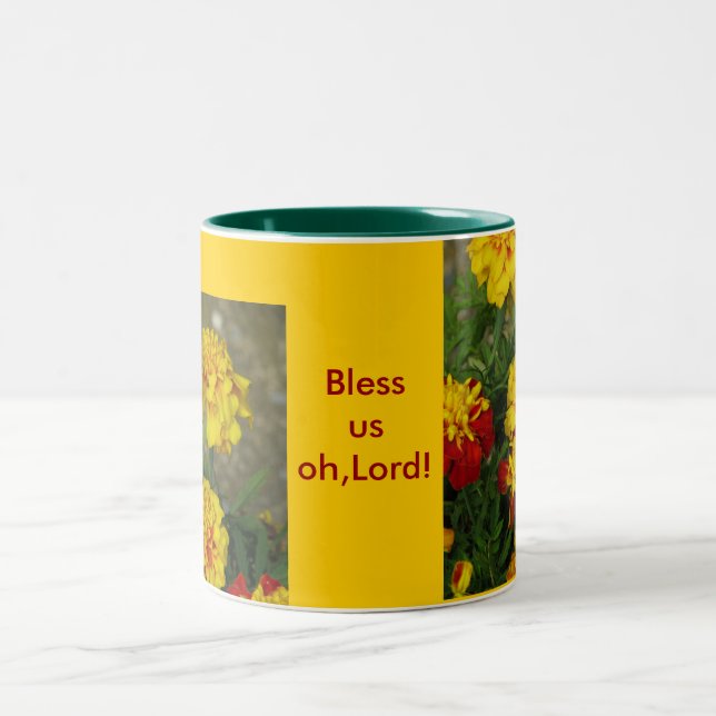 De Café Em Dois Tons Abençoe-nos oh, senhor Caneca (Centro)