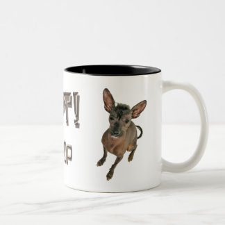De Café Em Dois Tons adote - não comprar a caneca