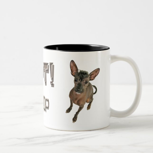 De Café Em Dois Tons adote - não comprar a caneca (Direita)