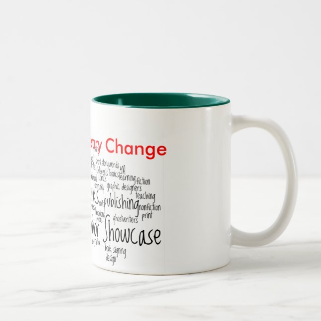 De Café Em Dois Tons Agente preto da mostra do autor da caneca (Direita)