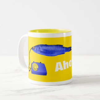 De Café Em Dois Tons Ahoy-Hoy? Caneca