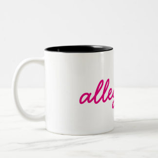 De Café Em Dois Tons Alegada caneca