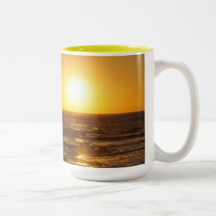 De Café Em Dois Tons Aloha caneca impressionante do nascer do sol: