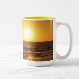 De Café Em Dois Tons Aloha caneca impressionante do nascer do sol: