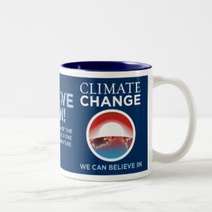 De Café Em Dois Tons Alterações climáticas - sim nós podemos caneca