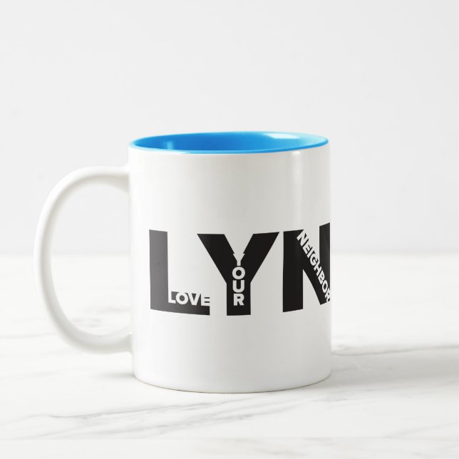De Café Em Dois Tons Ame sua caneca vizinha (Esquerda)