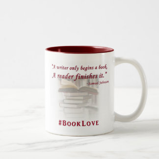 De Café Em Dois Tons #AmorPorLivros caneca