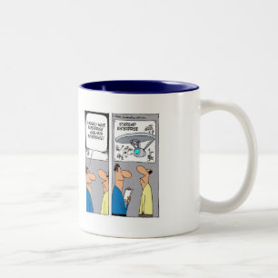 De Café Em Dois Tons Análise da empresa - caneca do analista do negóc