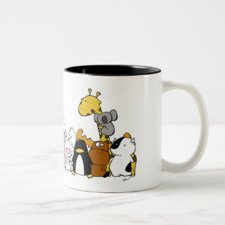 De Café Em Dois Tons Animais para a caneca do AIDS
