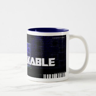 De Café Em Dois Tons Aniversário do interruptor - caneca inquebrável