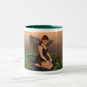 De Café Em Dois Tons Anjo da terra - caneca