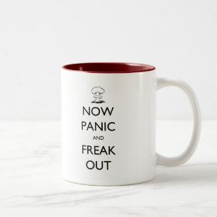 De Café Em Dois Tons "Apavora-se agora e para fora" a caneca arrepiante