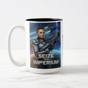 De Café Em Dois Tons Apreenda a caneca do império
