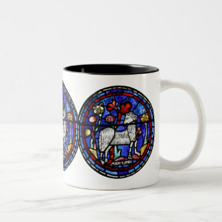 De Café Em Dois Tons Aries Astrologia Gótica Vidro Obtido Caneca