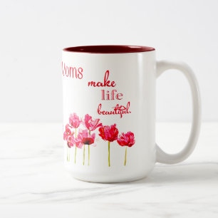 De Café Em Dois Tons As mães fazem a vida a caneca bonita