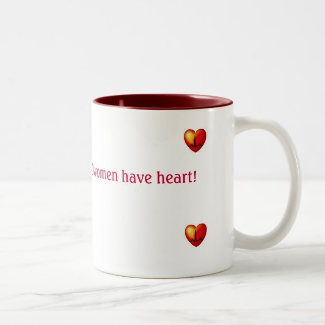 De Café Em Dois Tons As mulheres PRENDIDAS têm a caneca do vermelho do (Direita)