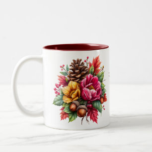 De Café Em Dois Tons Autumn É Uma Linda Caneca