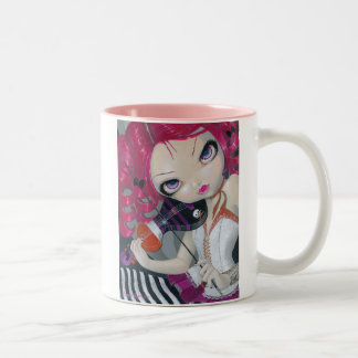 De Café Em Dois Tons Beije minha caneca do violino