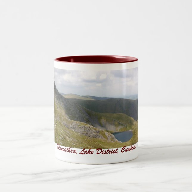 De Café Em Dois Tons Blencathra, caneca do distrito do lago (Centro)