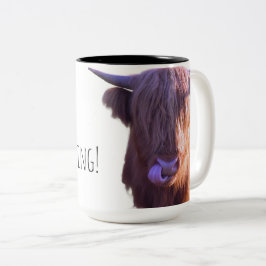 De Café Em Dois Tons Bom dia! Caneca
