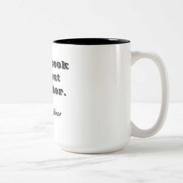 De Café Em Dois Tons Cada livro sobre sua caneca do autor (Direita)