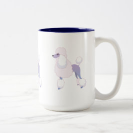 De Café Em Dois Tons cães: Caniche! caneca