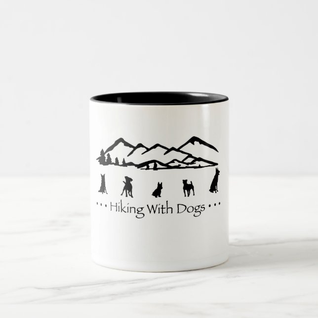 De Café Em Dois Tons Caminhada com caneca dos cães (Centro)