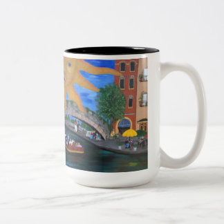 De Café Em Dois Tons Caminhada do rio - você é minha caneca da luz do