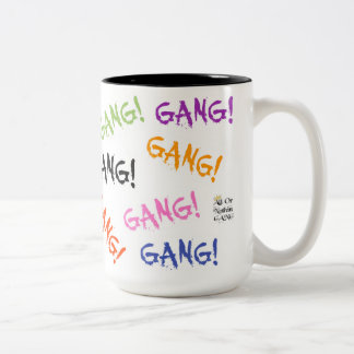 De Café Em Dois Tons CANALHA! Caneca Two-Tone, 450 ml