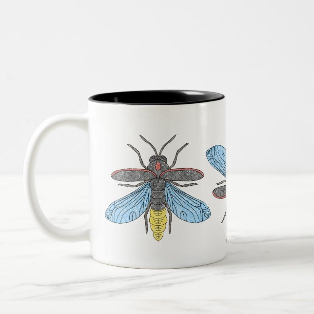 De Café Em Dois Tons Cândida - Caneca Two-Tone (Esquerda)
