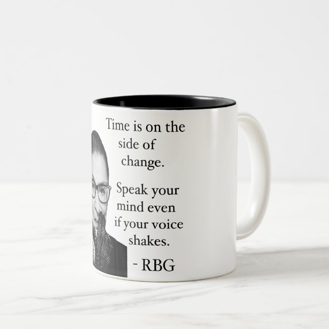 De Café Em Dois Tons Caneca (Frente Esquerda)