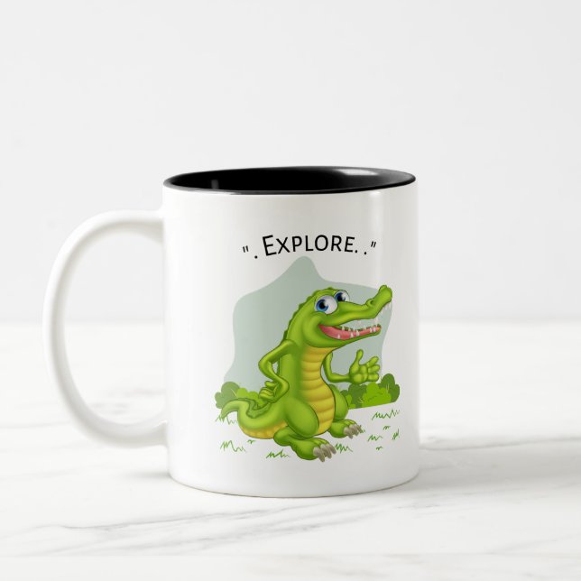 De Café Em Dois Tons Caneca (Esquerda)