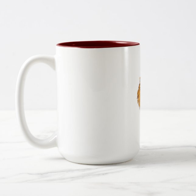 De Café Em Dois Tons Caneca (Esquerda)