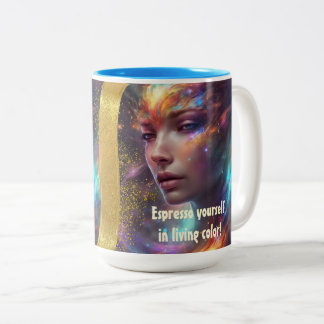 De Café Em Dois Tons Caneca