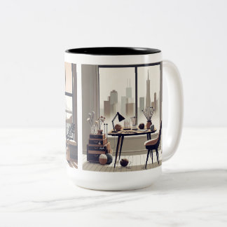 De Café Em Dois Tons Caneca