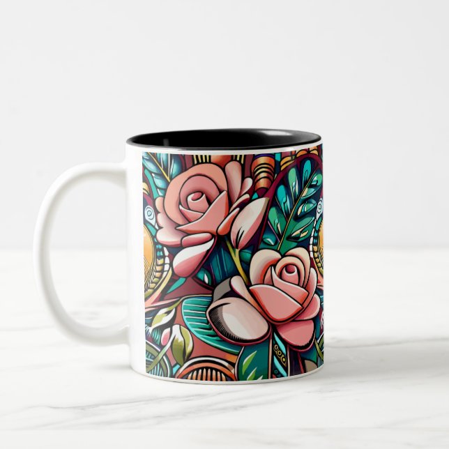 De Café Em Dois Tons Caneca (Esquerda)