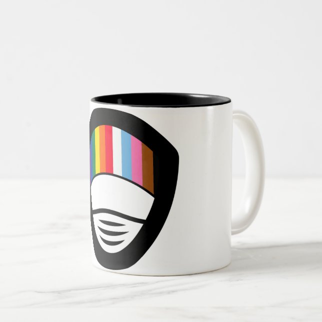 De Café Em Dois Tons Caneca (Frente Esquerda)
