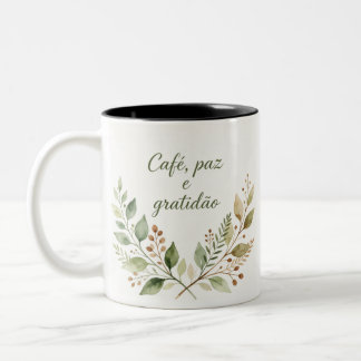 De Café Em Dois Tons caneca