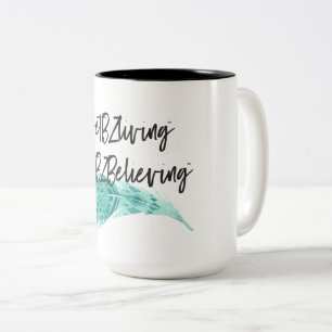 De Café Em Dois Tons Caneca