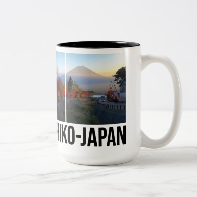 De Café Em Dois Tons caneca (Direita)